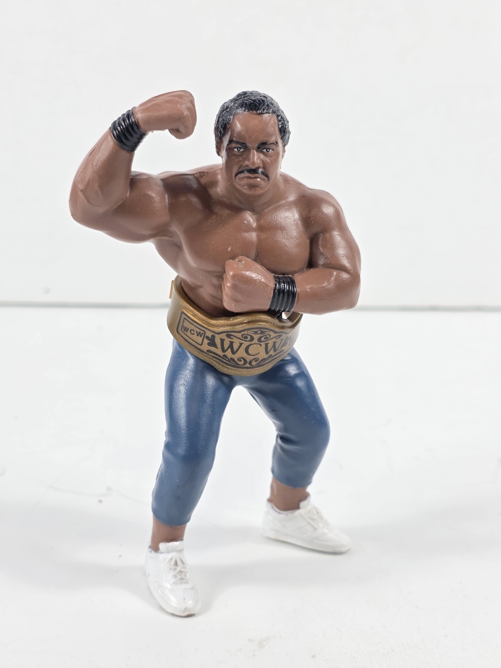 Vintage Galoob WCW Ron Simmons Action Figure With Belt